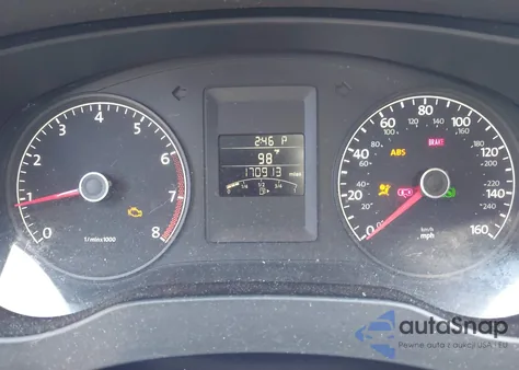 2012 Volkswagen Jetta 2.0L S из США, поврежденный, VIN 3VW2K7AJ4CM382454